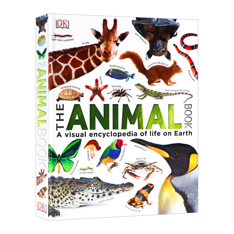 The Animal Book : A Visual Encyclopedia of Life 动物百科进口原版英文书籍
