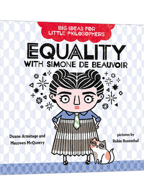 英文原版 Equality with Simone de Beauvoir 小哲学家大思想 西蒙妮·波伏娃的平权观 纸板书 英文版 进口英语原版书籍