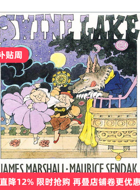 英文原版 Swine Lake 仙猪湖 精装 凯迪克奖得主James Marshall 英文版 进口英语原版书籍