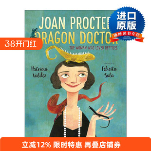 英文原版 Joan Procter Dragon Doctor 女性开拓者小传 龙医生与科莫多巨蜥 两栖爬行动物学家琼·普罗科特 儿童绘本 帕特里夏
