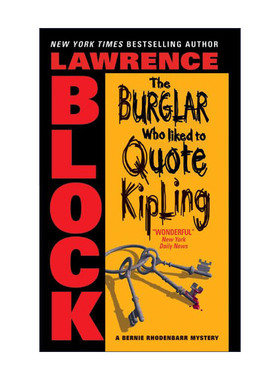 英文原版 The Burglar Who Liked to Quote Kipling 喜欢引用吉卜龄的贼 雅贼柏尼系列 英文版 进口英语原版书籍