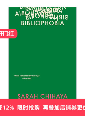 英文原版 Bibliophobia 书籍恐惧症 抑郁症 Sarah Chihaya自传 精装 英文版 进口英语原版书籍
