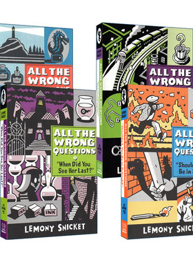 All the Wrong Questions 雷蒙斯尼奇侦探系列1-4册进口原版英文书籍