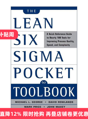 英文原版 Lean Six Sigma Pocket Toolbook 精益六西格玛速查手册 英文版 进口英语原版书籍