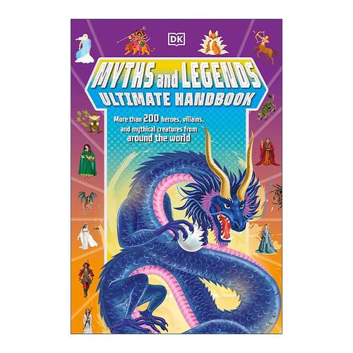 英文原版 Myths and Legends Ultimate Handbook 神话与传说终极图解手册 DK科普百科读物 英文版 进口英语原版书籍