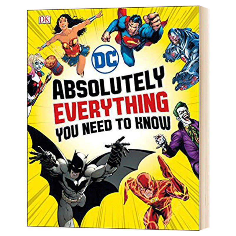 DC漫画图解 英文原版 DC Comics Absolutely Everything You Need To Know 精装全彩 英文版进口原版英语书籍