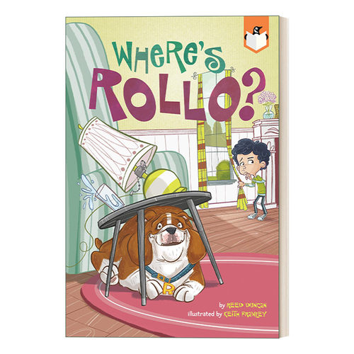英文原版 Where's Rollo?  罗洛在哪里 兰登儿童幽默桥梁章节书 全彩插画 Reed Duncan 英文版 进口英语原版书籍