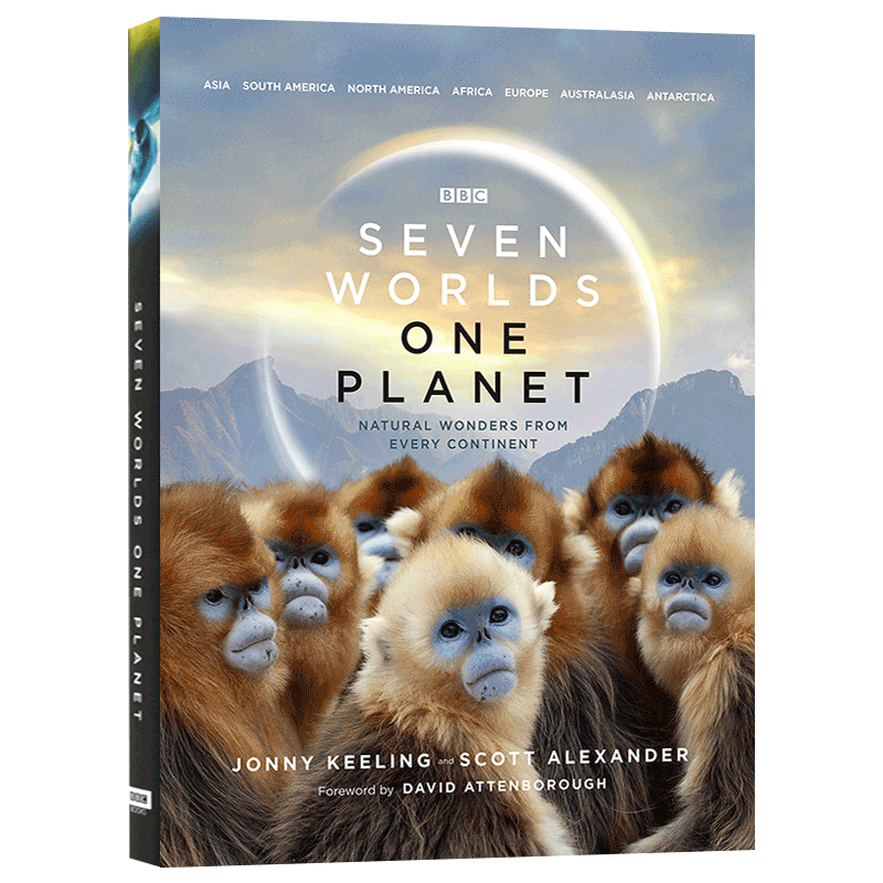 七个世界 一个星球 BBC纪录片 Seven Worlds One Planet BBC 英文原版书 动物行为 故事 自然世界 进口英语书籍 BBC Books