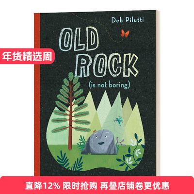 Old Rock Is Not Boring 老石头不无聊 精装绘本进口原版英文书籍