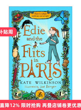 英文原版 Edie and the Flits in Paris 伊迪与巴黎的小飞虫  Edie and the Flits 2 英文版 进口英语原版书籍