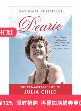 Dearie 茱莉亚的好时光 法国料理大厨Julia Child传记 Bob Spitz进口原版英文书籍