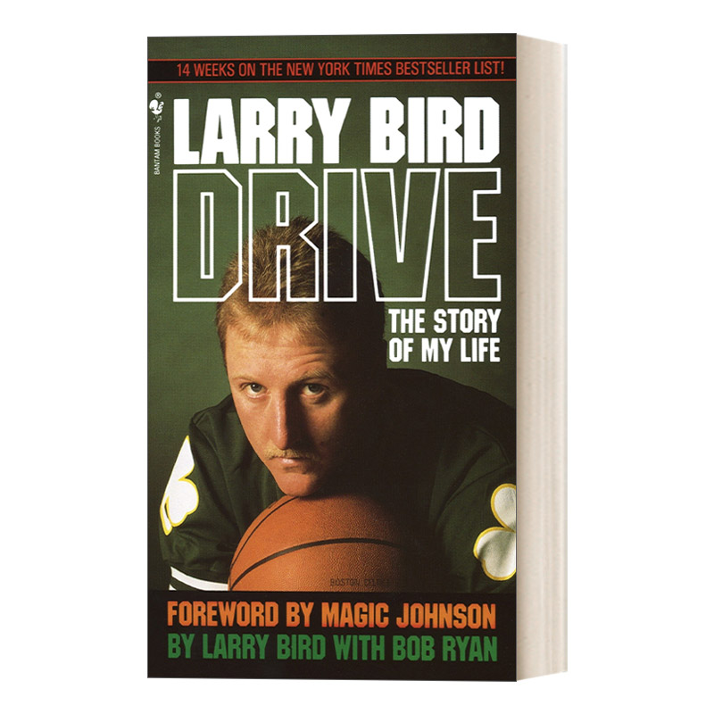 英文原版 Drive The Story of My Life 驱动 我一生的故事 NBA球员大鸟Larry Bird回忆录 自传 简装 英文版 进口英语原版书籍