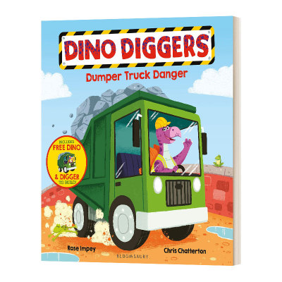 Dumper Truck Danger 小恐龙挖掘机：卡车危险进口英文原版书籍