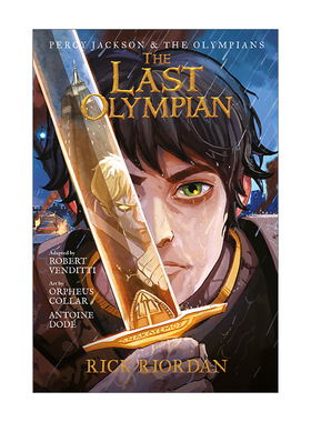 英文原版 Percy Jackson and the Olympians The Last Olympian The Graphic Novel 波西杰克逊与奥林匹斯图像小说5 英文版 进口书