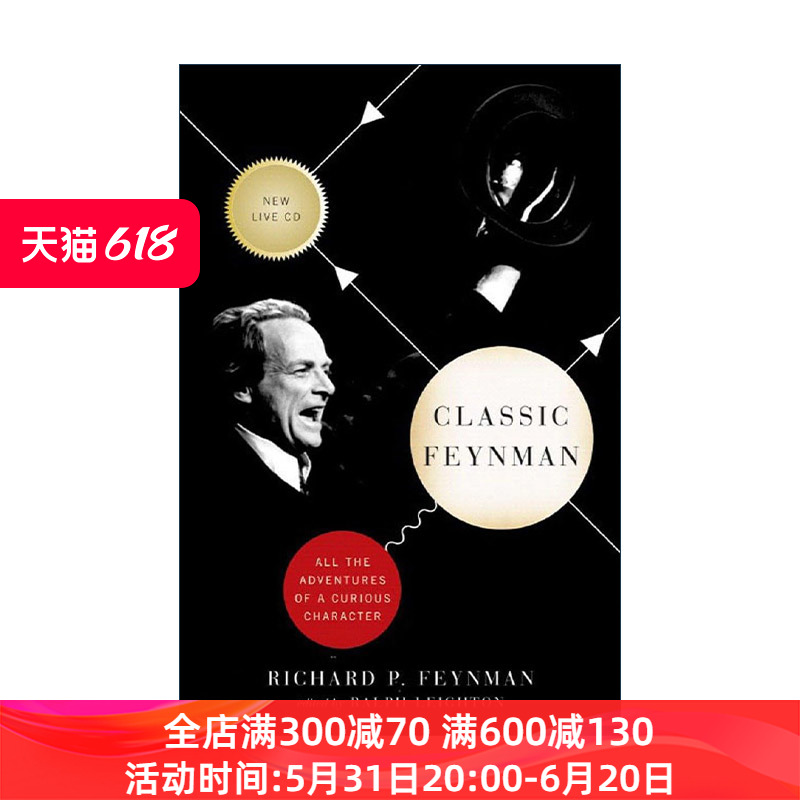 英文原版 Classic Feynman费曼经典一个好奇者的探险人生 Richard Feynman精装英文版进口英语原版书籍