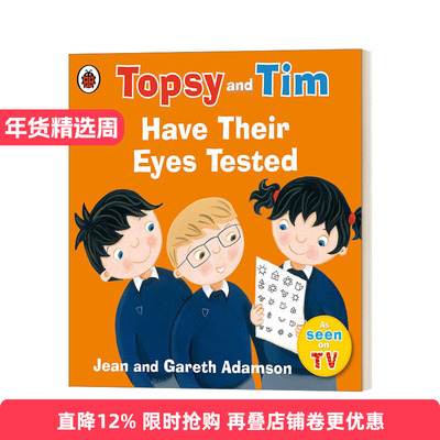 英文原版 Topsy and Tim Have Their Eyes Tested 托普西和蒂姆生活体验系列 测视力 英文版 进口英语原版书籍