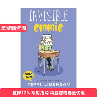 英文原版 Invisible Emmie 隐形的埃米 中学冒险故事 埃米和朋友们系列 图像小说 英文版 进口英语原版书籍