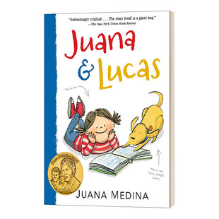 9岁儿童章节桥梁故事书 进口英语书籍 英文版 Medina 美国小学暑期阅读书单 胡安娜和卢卡斯系列1 Lucas Juana 英文原版