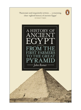 英文原版 A History of Ancient Egypt 古埃及史 卷一 美国考古学家John Romer 英文版 进口英语原版书籍