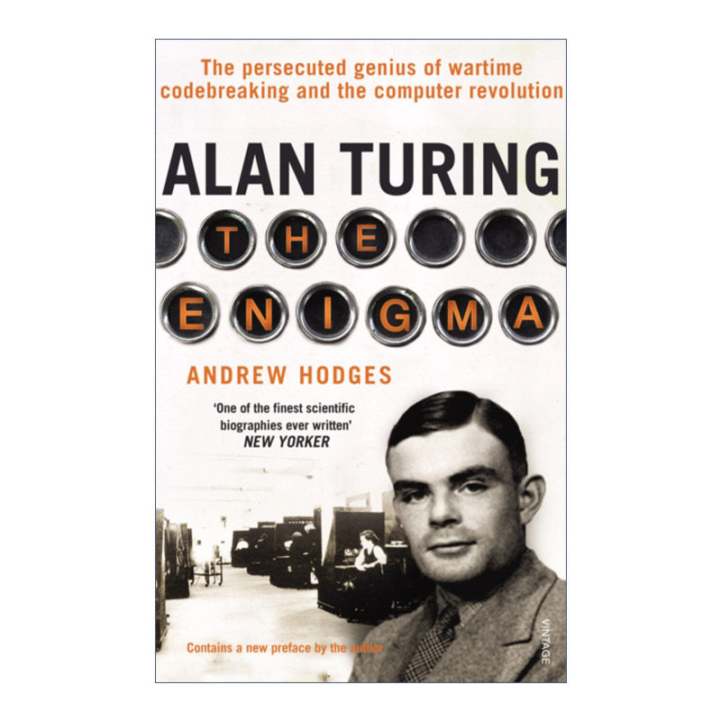 Alan Turing: The Enigma 艾伦·图灵传 如谜的解谜者 安德鲁·霍奇斯进口原版英文书籍