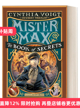 英文原版 Mister Max 02 The Book of Secrets 麦克斯先生系列2 秘密之书 儿童推理侦探章节桥梁书 名家插画Iacopo Bruno 英文版