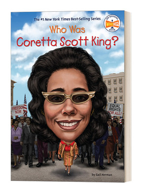 英文原版 Who Was Coretta Scott King? 科丽塔 斯科特 金是谁 马丁 路德 金夫人 名人传记系列 英文版 进口英语原版书籍