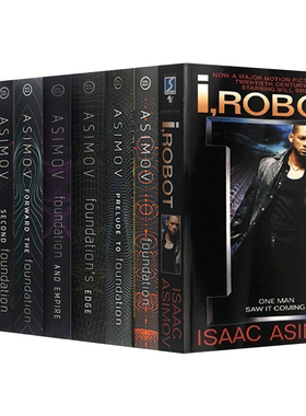 英文原版 Foundation 银河帝国 基地八部曲系列全集1-8册 Isaac Asimov 艾萨克阿西莫夫 科幻小说  进口英语原版书籍