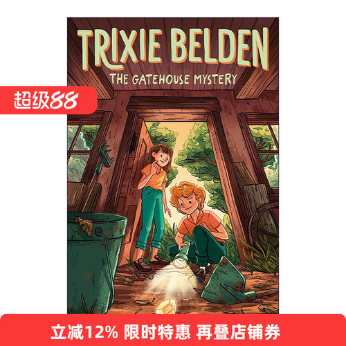 英文原版 The Gatehouse Mystery Trixie Belden Girl Detective 03 少女侦探崔西·贝尔登系列3 门房之谜 儿童推理小说  英文版