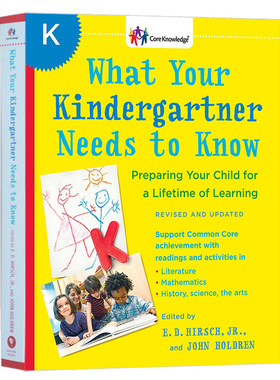 学前班全科核心知识英语读本 What Your Kindergartner Needs to Know 英文原版 家庭教育经典图书 原版