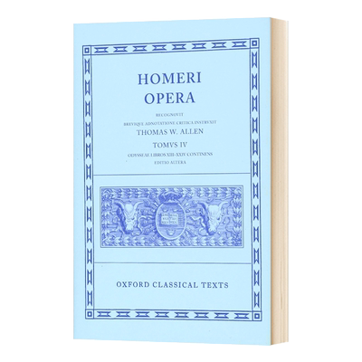 英文原版 Homer Vol. IV. Odyssey D B Monro 荷马史诗 卷四 奥德赛 XIII-XXIV册 英文版 进口英语原版书籍