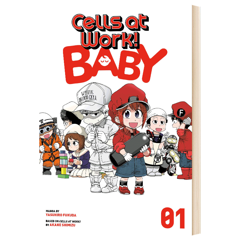 英文原版工作细胞漫画