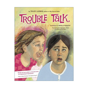 烦恼谈话 书籍 进口英语原版 隐形男孩作者Trudy Trouble Talk Ludwig 欺负 儿童章节桥梁书 英文版 英文原版 看不见 精装 男孩