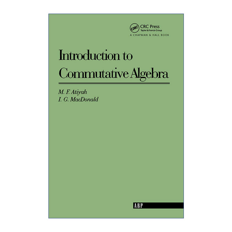Introduction To Commutative Algebra 交换代数导论进口原版英文书籍