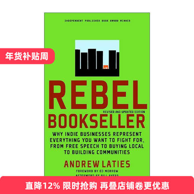 英文原版 Rebel Bookseller叛逆的书商独立书店图书销售建议 Andrew Laties英文版进口英语原版书籍