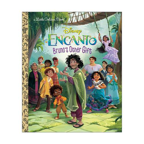 英文原版 Bruno's Other Gift Disney Encanto Little Golden Book 布鲁诺的另一份礼物 迪士尼魔法满屋 兰登书屋精装小金书