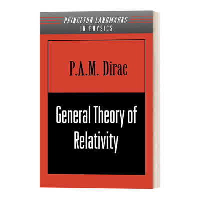 General Theory of Relativity 广义相对论 P.A.M. Dirac进口原版英文书籍