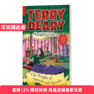 英文原版 Knights' Tales: The Knight of Swords and Spooks 骑士传说：剑与幽灵骑士 可怕的历史作者Terry Deary 进口英语书籍