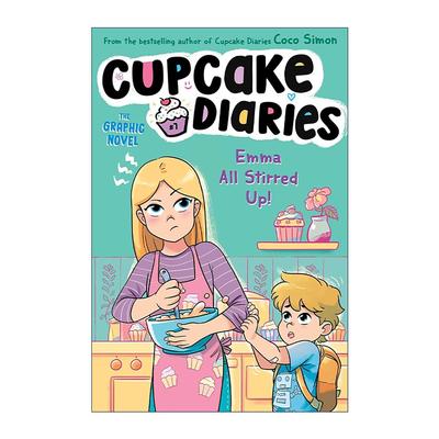 英文原版 Emma All Stirred Up 蛋糕烘焙师7 漫画版 英文版 进口英语原版书籍