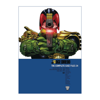 Judge Dredd Case Files 34 特警判官 漫画合集34进口原版英文书籍