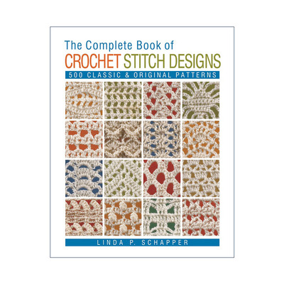 英文原版 Complete Book of Crochet Stitch Designs 钩针针法设计指南全集 英文版 进口英语原版书籍