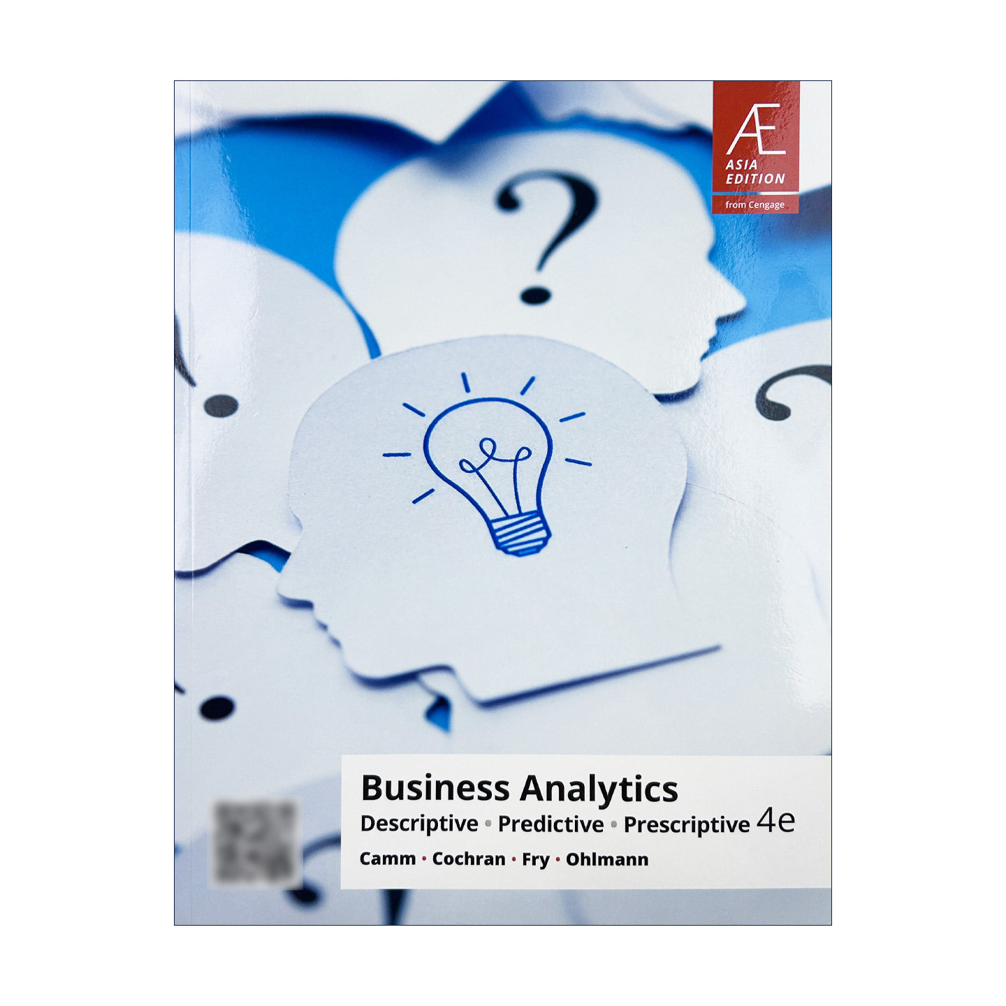 英文原版 Business Analytics 商业数据分析 如何描述 预测 规范 第四版 Camm/Cochran 英文版 进口英语原版书籍