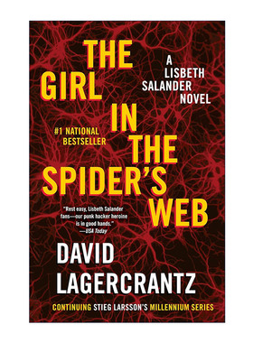 英文原版 The Girl in the Spider's Web Millennium Series 04 蜘蛛网中的女孩 千禧年系列4 David Lagercrantz 进口英语原版书籍