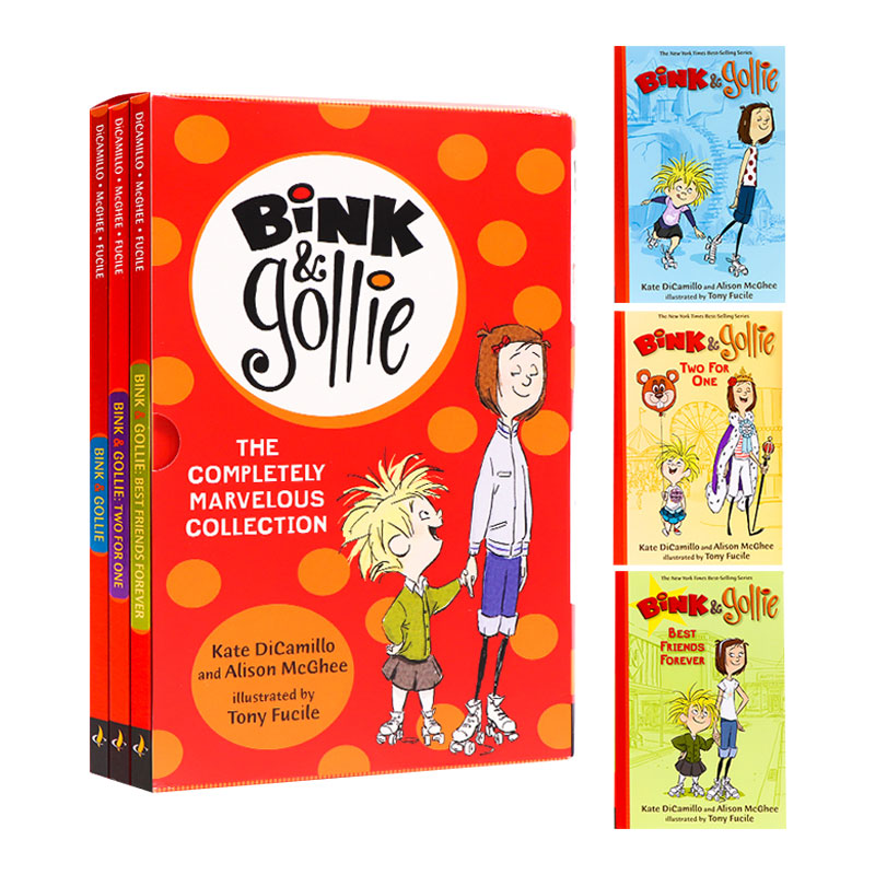 英文原版 Bink and Gollie The Completely Marvelous Collection宾可和格里3册课外读物英文版-封面