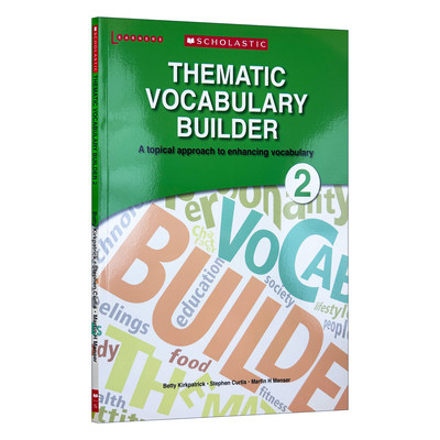 英文原版 Thematic Vocabulary Builder 2 学乐初中英语主题词汇2 英文版 进口英语原版书籍