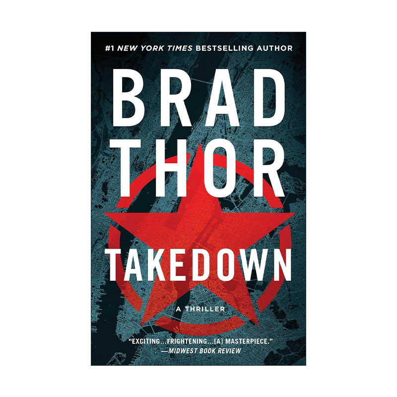 英文原版 Takedown 追缉令 特工斯科特系列 悬疑小说 英文版 进口英语原版书籍