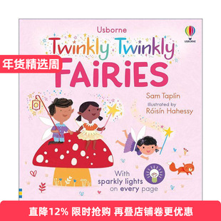 英文原版 The Twinkly Twinkly Fairies 闪闪发光的小仙女 儿童启蒙机关互动绘本纸板书 英文版 进口英语原版书籍