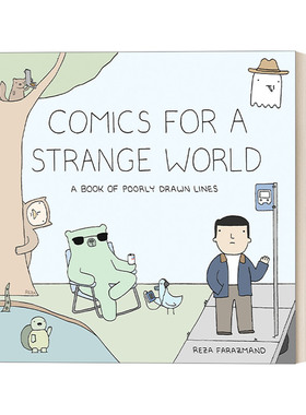 英文原版 Comics for a Strange World Poorly Drawn Lines 02 喵呜 原来你是这种汪系列2 今天的虫子会吃鸟 人气幽默漫画 英文版