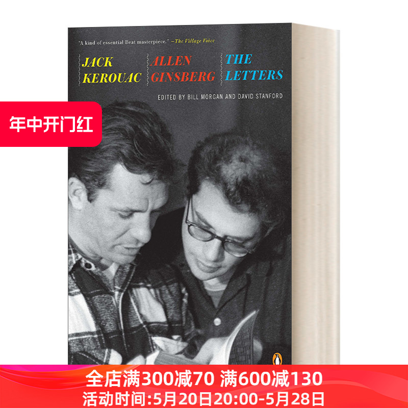 英文原版 Jack Kerouac and Allen Ginsberg杰克·凯鲁亚克与艾伦·金斯伯格间的200封信垮掉的一代英文版进口英语原版书籍