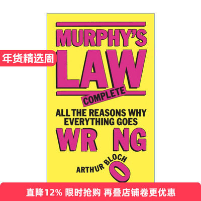 英文原版墨菲定律阿瑟·布洛赫