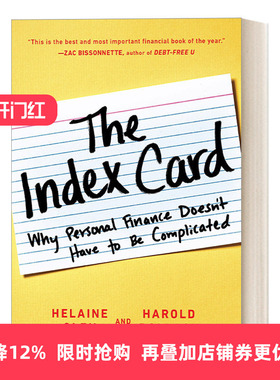 英文原版 The Index Card 一张索引卡：为什么个人理财也可以很简单 Helaine Olen 芝加哥大学教授Harold Pollack 进口英语原版书